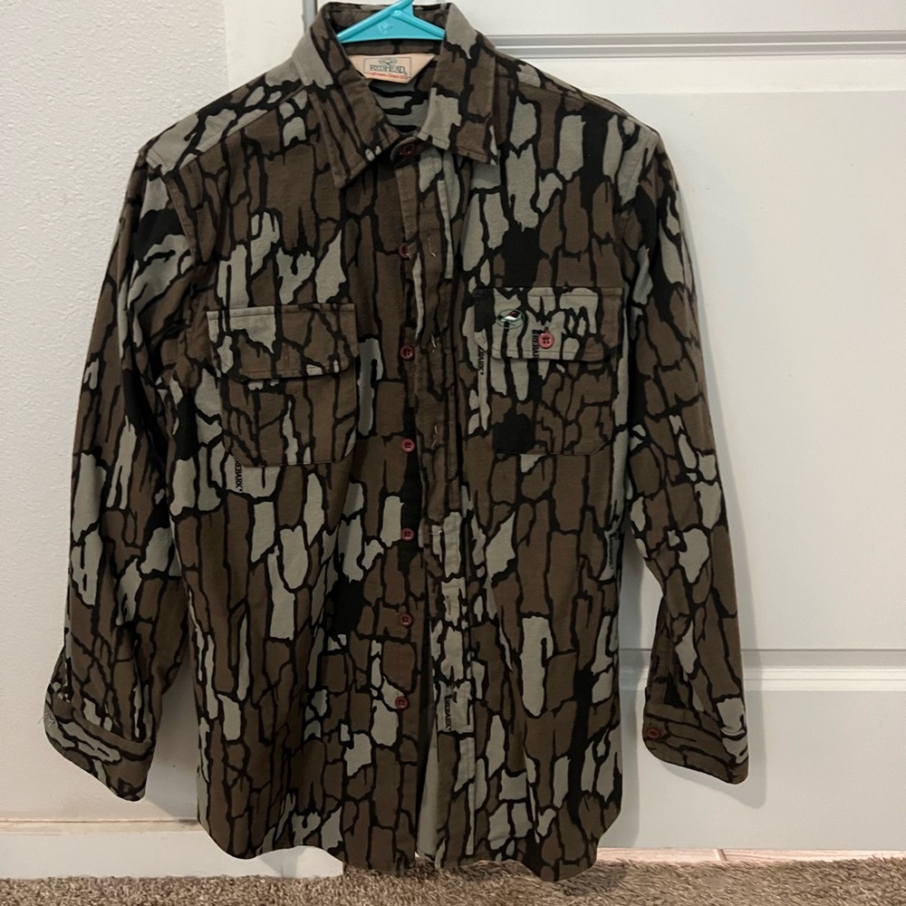 Redhead Retro Camo Button-Up